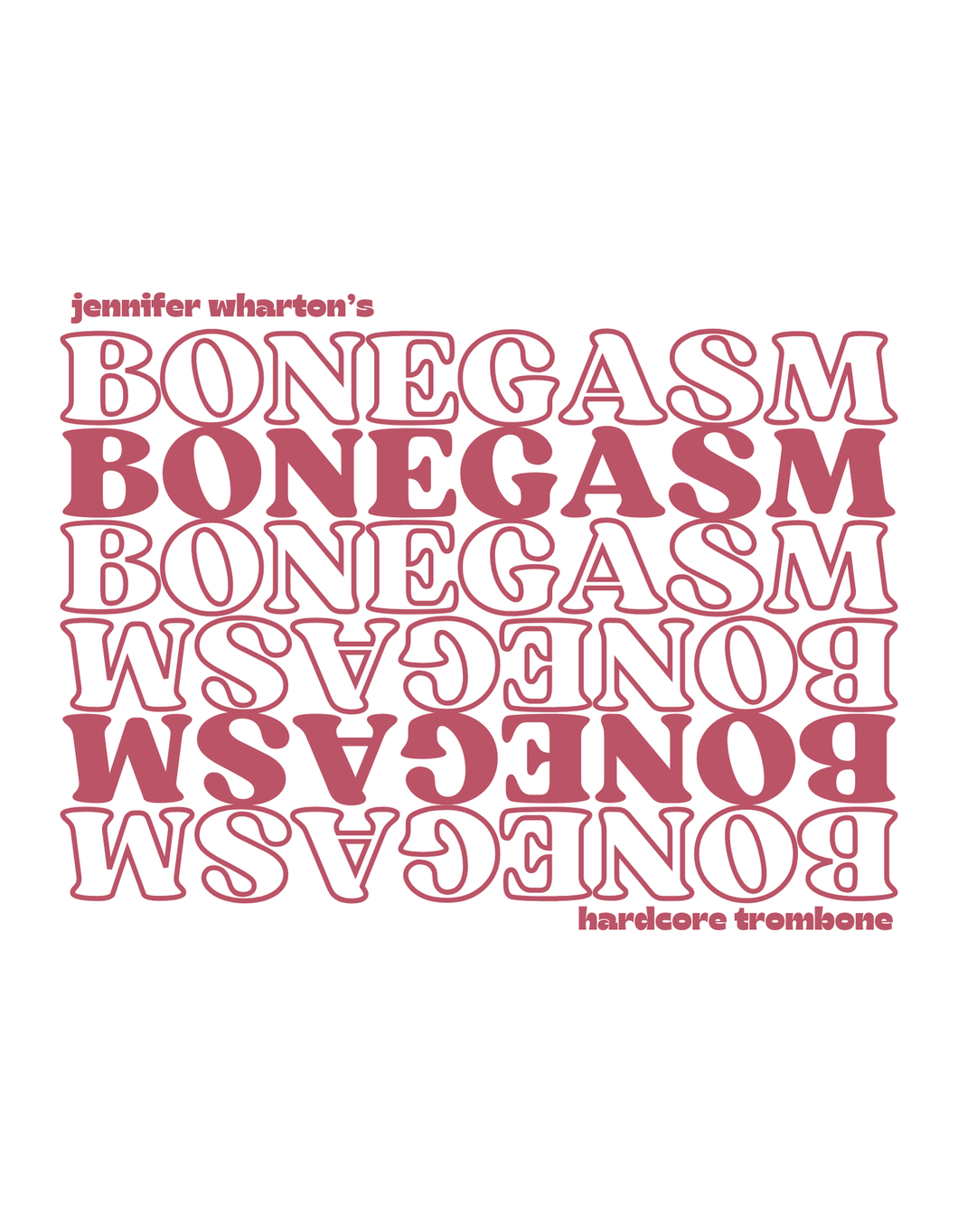 Bonegasm Mirrored Logo T-Shirt