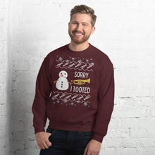 Load image into Gallery viewer, Ugly Holiday Trumpet Sweatshirt
